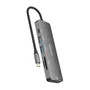 Aisens USB-C Dock 6 en 1 Gris ASUC-6P016-GR