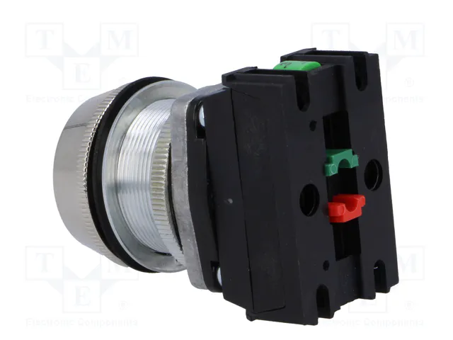 PROMET Interruptor de presión rojo 30mm NC + NA PROMET Interruptor de presión rojo 30mm NC + NA