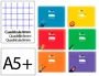 Liderpapel Libreta Cuadriculada Pautada 8mm Din A5+ 32 Hojas