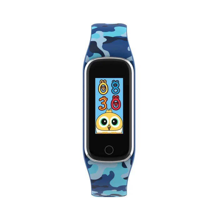 Denver BFK-312C Smartband o Pulsera de Actividad Infantil Negro/Azul - Monitor de Ritmo Cardíaco, Sueño, Podómetro, Pantalla Táctil, Bluetooth
