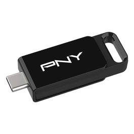 PNY Elite Unidad Flash USB 64 GB USB-C 3.2 Gen 1 Negro - Velocidad Alta, Dual Tipo A y C