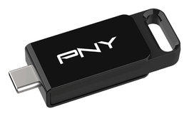 PNY Elite Unidad Flash USB 64 GB USB-C 3.2 Gen 1 Negro - Velocidad Alta, Dual Tipo A y C