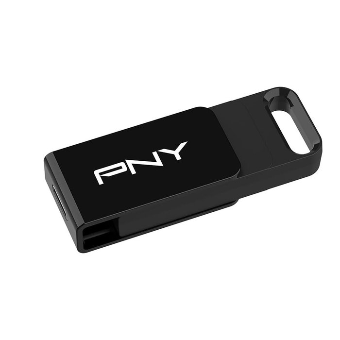 PNY Elite USB flash drive 64 GB USB Tipo-C Negro