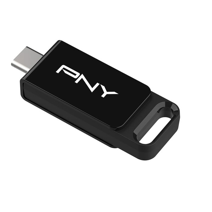 PNY Elite USB flash drive 64 GB USB Tipo-C Negro