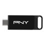 PNY Elite USB flash drive 64 GB USB Tipo-C Negro