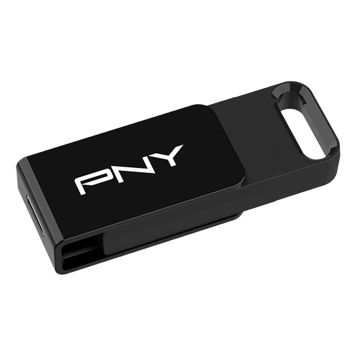 PNY Elite USB flash drive 64 GB USB Tipo-C Negro