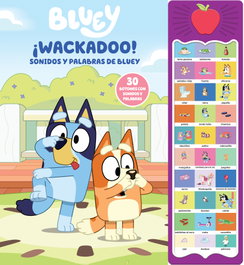 PI KIDS Bluey ¡Wackadoo! Palabras y sonidos de Bluey - Libro sonoro