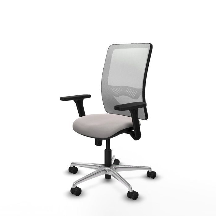 PIQUERAS Y CRESPO Silla de oficina Zulema con Mecanismo Sincro y Brazos 3D Blanco