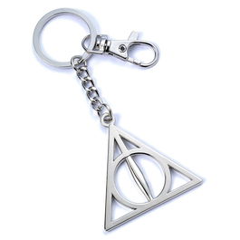 THE CARAT SHOP Llavero Deathly Hallows Harry Potter de aleación de zinc