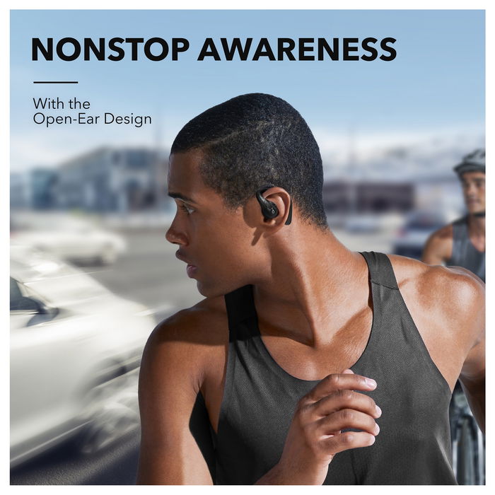 Anker Soundcore AeroFit Pro Auriculares Inalámbricos True Wireless Negro para Deporte y Uso Diario