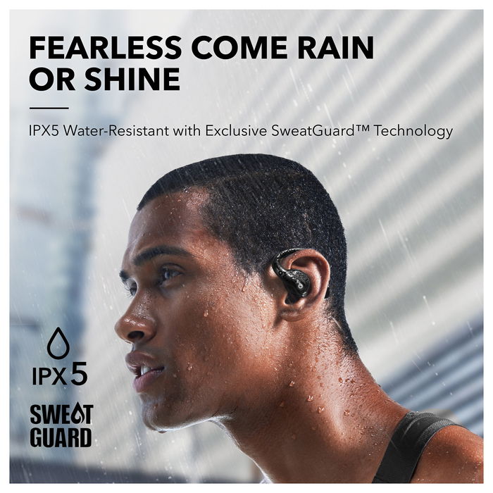 Anker Soundcore AeroFit Pro Auriculares Inalámbricos True Wireless Negro para Deporte y Uso Diario