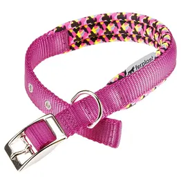 Ferplast Collar Daytona Fantasy C20/43 Rosa para Perros Ajustable 35-43 cm x 20 mm