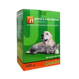 Biotin B Zinc Selenio 240 gr - 60 Snacks de 4 gr
