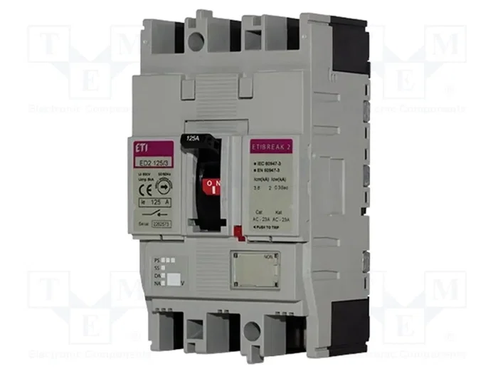 ETI POLAM Interruptor de aislamiento ED2 125A 4 polos ETI POLAM Interruptor de aislamiento ED2 125A 4 polos