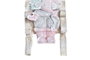 DKD Home Decor Figura Navidad Fantasia Raton Resina Rosa Beige Gris 5.5 x 10 x 8 cm