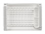 Kinvara Escurreplatos Extensible Blanco 27 cm x 11,5 cm x 20,1 cm (Plegado) / 49 cm x 20 cm x 13 cm (Extendido) (Set de 8)