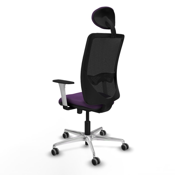 PIQUERAS Y CRESPO Silla de oficina Zulema con mecanismo Sincro/Traslack, Morado y Negro PIQUERAS Y CRESPO Silla de oficina Zulema con mecanismo Sincro/Traslack, Morado y Negro