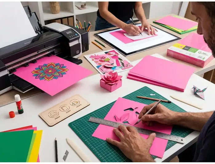 Liderpapel Papel de color Rosa intenso DIN A4 80 g/m²