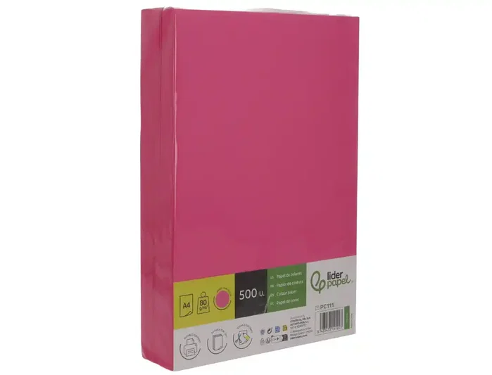 Liderpapel Papel de color Rosa intenso DIN A4 80 g/m²