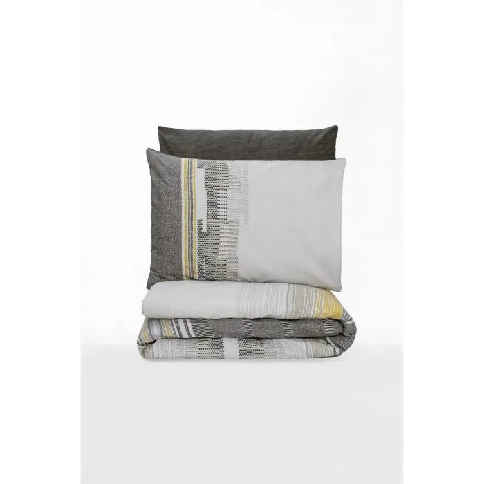 Juego de cama 1 funda nórdica 220x240 cm + 2 fundas almohada 60x60 cm 100% Algodón Visón ASI8683742885542