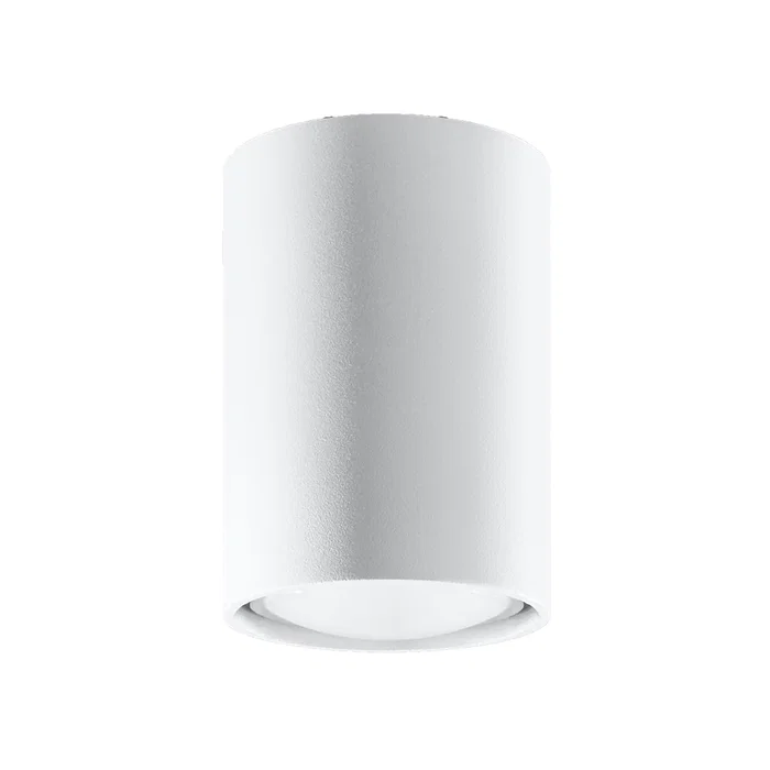 Lámpara de Techo LAGOS SOL-SL.0996 Industrial Moderna Pantalla Cilíndrica Acero Bruto para Sala, Dormitorio o Vestíbulo
