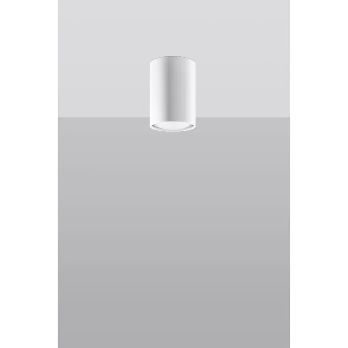 Lámpara de Techo LAGOS SOL-SL.0996 Industrial Moderna Pantalla Cilíndrica Acero Bruto para Sala, Dormitorio o Vestíbulo