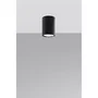 Lámpara de Techo LAGOS SOL-SL.0996 Industrial Moderna Pantalla Cilíndrica Acero Bruto para Sala, Dormitorio o Vestíbulo