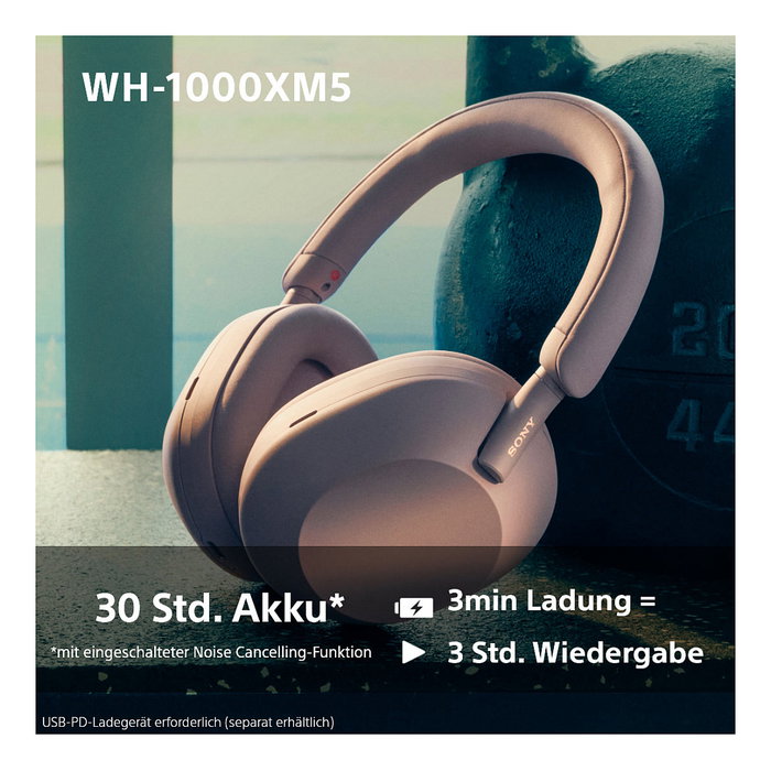Sony Audífonos WH-1000XM5 Rosa