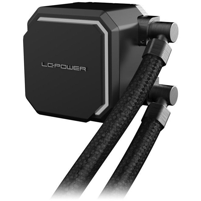 LC-Power LC-CC-280-B Refrigeración Líquida All-in-One para Procesador, 2 Ventiladores 14 cm, 280W TDP, Negro