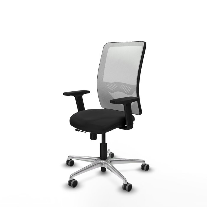 PIQUERAS Y CRESPO Silla de oficina Zulema con mecanismo Sincro/Traslack, Negro y Blanco PIQUERAS Y CRESPO Silla de oficina Zulema con mecanismo Sincro/Traslack, Negro y Blanco