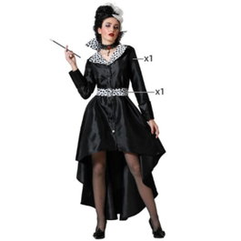 Atosa Disfraz Malvada Mujer Adulto XS-S Negro