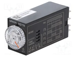 OMRON H3YN-21B-200-230AC Relé de tiempo DPDT 200-230VAC