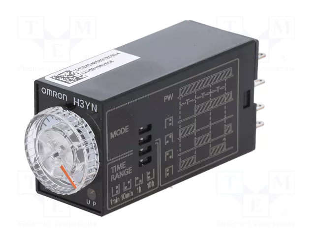OMRON H3YN-21B-200-230AC Relé de tiempo DPDT 200-230VAC