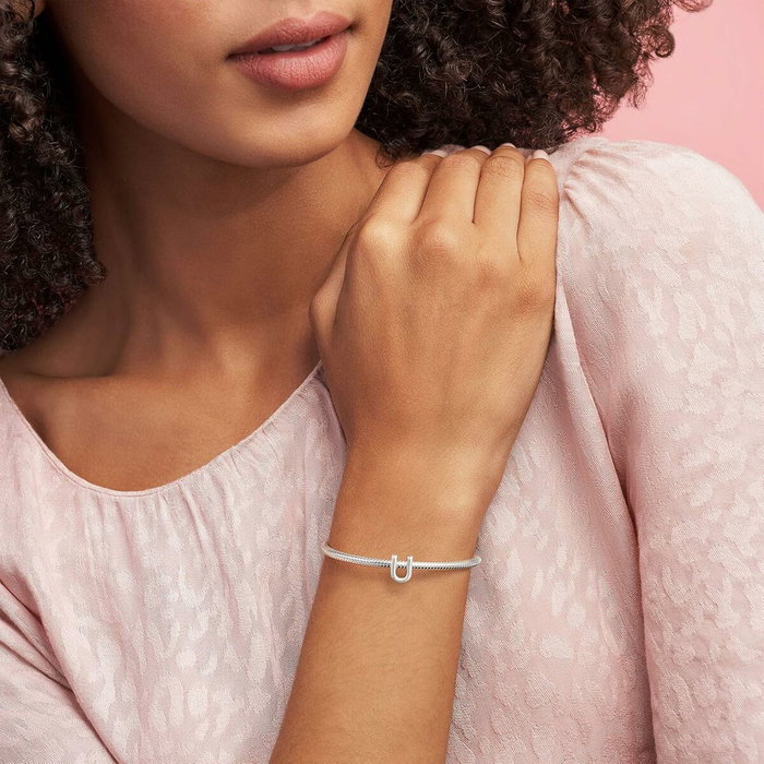 Abalorio Mujer Pandora LETTER T SILVER Plateado