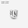 Abalorio Mujer Pandora LETTER T SILVER Plateado
