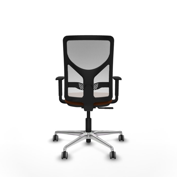 PIQUERAS Y CRESPO Silla de oficina Motilla con mecanismo Sincro, Marrón y Blanco PIQUERAS Y CRESPO Silla de oficina Motilla con mecanismo Sincro, Marrón y Blanco