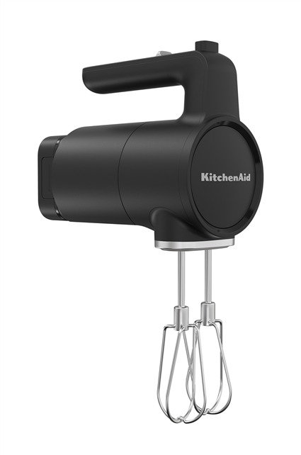 Kitchenaid Batidora Amasadora Inalámbrica 5KHMR762BM con Batería GO, 7 Velocidades, Negro Mate
