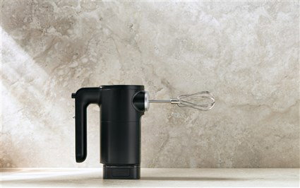 Kitchenaid Batidora Amasadora Inalámbrica 5KHMR762BM con Batería GO, 7 Velocidades, Negro Mate