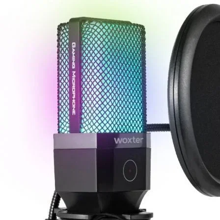 Woxter Micro Studio 65 micrófono RGB USB 2.0 para estudio
