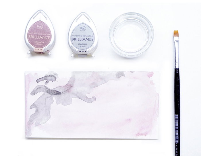 Tsukineko Set 4 Almohadillas de Tinta BRILLANCE Tono Tierra Efecto Nacarado