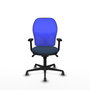PIQUERAS Y CRESPO Silla de oficina Jorquera Azul marino/Azul