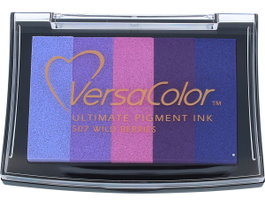 Tsukineko Almohadilla de tinta VERSACOLOR 5 colores bayas silvestres
