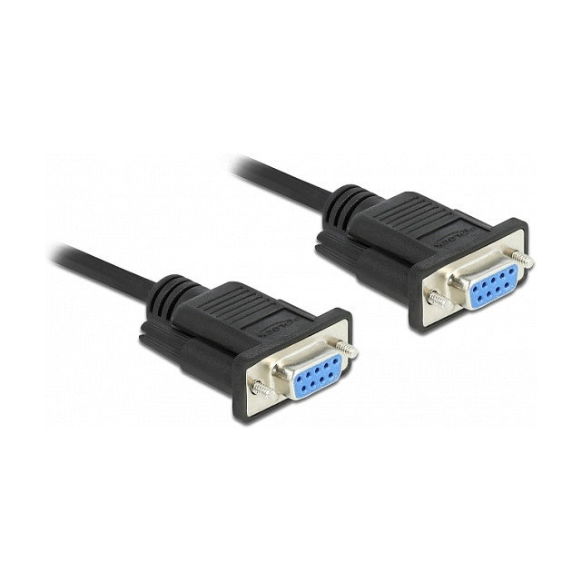 DeLOCK 87308 Cable RS-232 Nullmodem DB-9 Hembra a Hembra, 0,5 m DeLOCK 87308 Cable RS-232 Nullmodem DB-9 Hembra a Hembra, 0,5 m