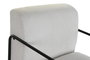 DKD Home Decor Sillon Moderno Blanco Negro 74 x 79 x 64 cm