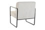 DKD Home Decor Sillon Moderno Blanco Negro 74 x 79 x 64 cm