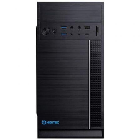 Hiditec Caja Minitorre Q5 PRO Micro ATX USB 3.1 Type-C Lector Tarjetas SSD HDD