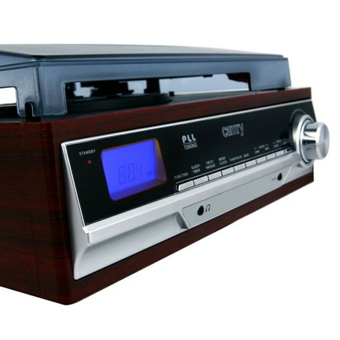 Camry Tocadiscos CR 1113 con Radio PLL y Altavoces Integrados - Madera
