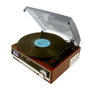 Camry Tocadiscos CR 1113 con Radio PLL y Altavoces Integrados - Madera
