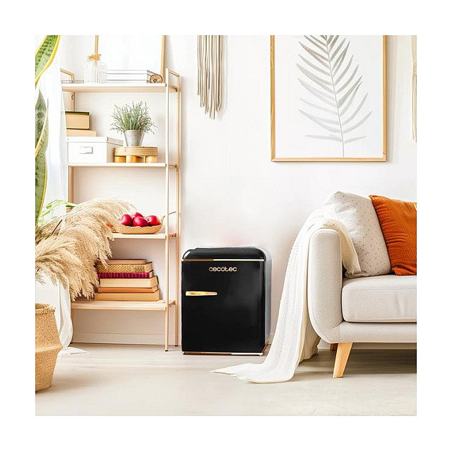 Cecotec Frigorífico Bolero CoolMarket TT Origin 45, 45 L, Negro y Rojo, E