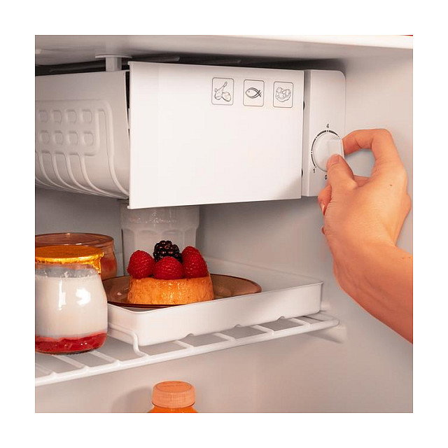 Cecotec Frigorífico Bolero CoolMarket TT Origin 45, 45 L, Negro y Rojo, E